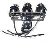 Auxiliary Incandescent Triple Mini Light w/Visor Green Lens 3 Bulb GG#82783 Each