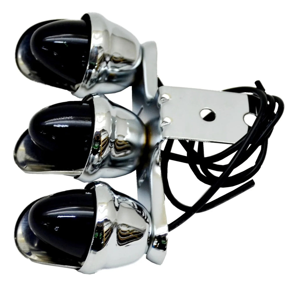 Auxiliary Incandescent Triple Mini Light Visor Purple Lens 3 Bulb GG#82784 Each