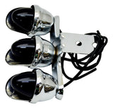 Auxiliary Incandescent Triple Mini Light Visor Purple Lens 3 Bulb GG#82784 Each