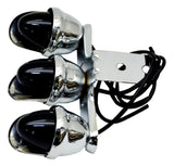 Auxiliary Incandescent Triple Mini Light Visor Purple Lens 3 Bulb GG#82784 Each