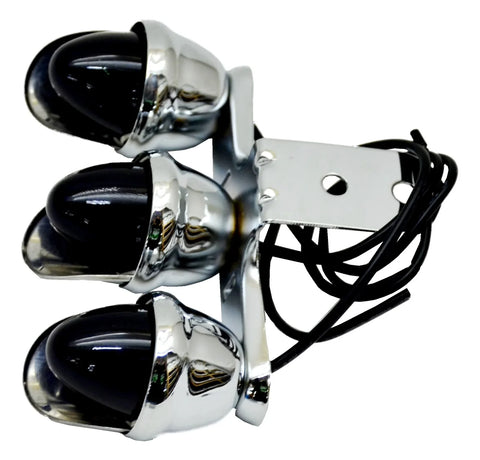 Auxiliary Incandescent Triple Mini Light Visor Purple Lens 3 Bulb GG#82784 Each