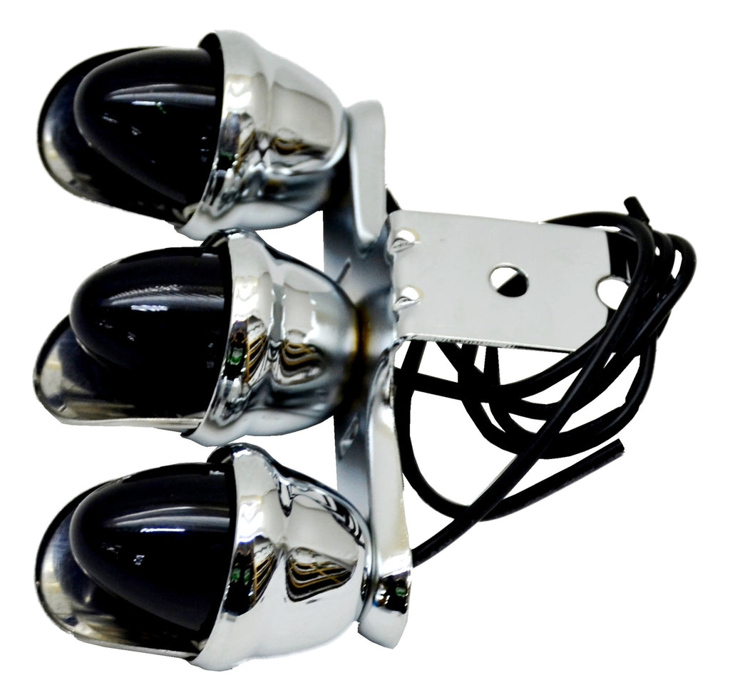 Auxiliary Incandescent Triple Mini Light Visor Purple Lens 3 Bulb GG#82784 Each