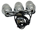 Auxiliary Incandescent Triple Mini Light Visor Purple Lens 3 Bulb GG#82784 Each