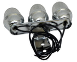 Auxiliary Incandescent Triple Mini Light Visor Purple Lens 3 Bulb GG#82784 Each