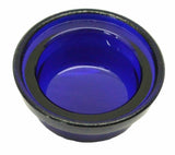 Glass Dome Light Lens for Peterbilt Top Hat Style Blue 1 9/16" GG#82816 Pair