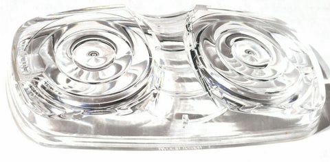 Marker Light Lens 4x2 for Kenworth Double Bubble Tiger Eye Clear GG#82929 Pair