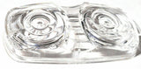 Marker Light Lens 4x2 for Kenworth Double Bubble Tiger Eye Clear GG#82929 Pair