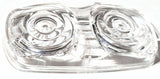 Marker Light Lens 4x2 for Kenworth Double Bubble Tiger Eye Clear GG#82929 Pair