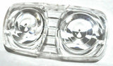 Marker Light Lens 4x2 for Kenworth Double Bubble Tiger Eye Clear GG#82929 Pair
