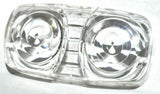 Marker Light Lens 4x2 for Kenworth Double Bubble Tiger Eye Clear GG#82929 Pair
