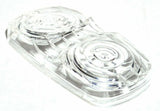 Marker Light Lens 4x2 for Kenworth Double Bubble Tiger Eye Clear GG#82929 Pair