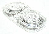 Marker Light Lens 4x2 for Kenworth Double Bubble Tiger Eye Clear GG#82929 Pair