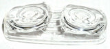 Marker Light Lens 4x2 for Kenworth Double Bubble Tiger Eye Clear GG#82929 Pair