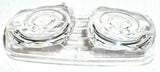 Marker Light Lens 4x2 for Kenworth Double Bubble Tiger Eye Clear GG#82929 Pair