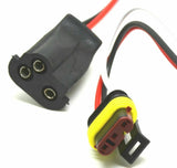 GG Wiring Light Pigtail 3 Pin/Prong LED Load Resistor Plug 3 Wire #83022 Each