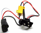 3 Prong Plug Pigtail with Load Resistor Fixes LED Lights Hyper Flashing Each
