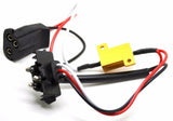 3 Prong Plug Pigtail with Load Resistor Fixes LED Lights Hyper Flashing Each