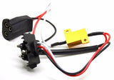3 Prong Plug Pigtail with Load Resistor Fixes LED Lights Hyper Flashing Each