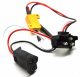 3 Prong Plug Pigtail with Load Resistor Fixes LED Lights Hyper Flashing Each