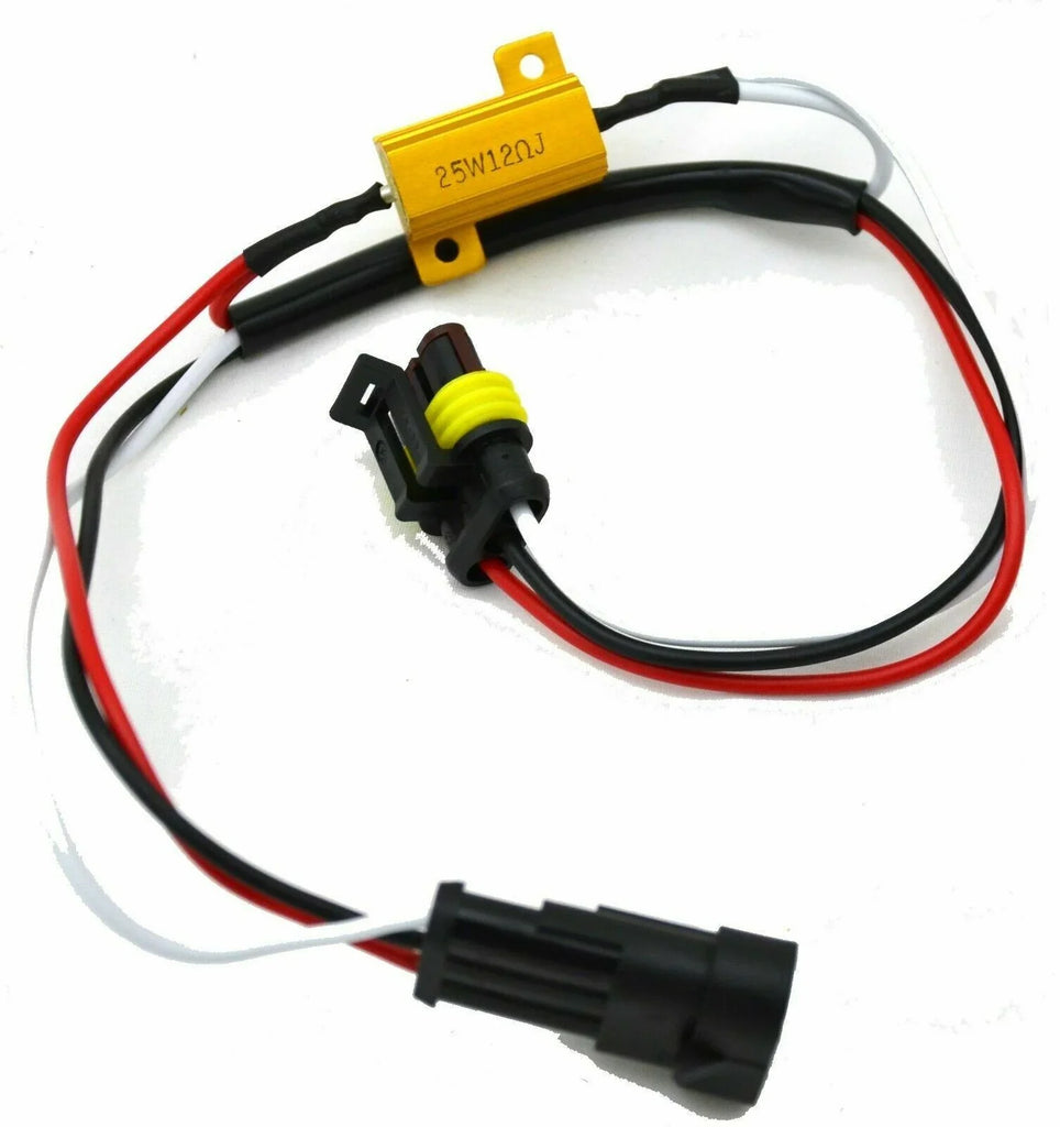 LED Load Resistor/Flasher Equalizer Adapter Light Pigtail 3 Pin, GG#83024 Each