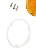 GG Glass Lens Replacement for Combination Light or Back of Cab Amber #84070 Each