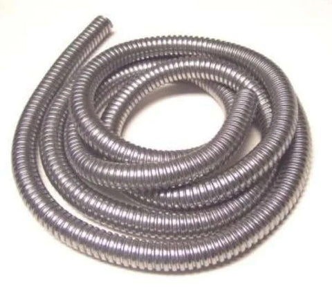 Flexible Wire Loom Cover 3/4" I.D. Stainless Steel 120" Long GG#85013 Each