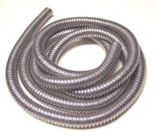 Flexible Wire Loom Cover 3/4" I.D. Stainless Steel 120" Long GG#85013 Each