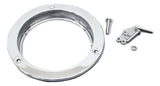 Universal 4" Round Light Bezel Stainless Steel Anti-Theft Mount Flange GG#87143