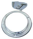 Universal 4" Round Light Bezel Stainless Steel Anti-Theft Mount Flange GG#87143