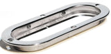 Oval Light Bezel Anti-Theft Stainless Steel Mounting Flange w/Screws GG#87146