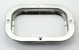 Anti-Theft Rectangular (3x5) Light Mount Bezel Stainless Bolt On GG#87147 Each