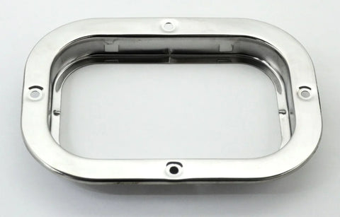 Anti-Theft Rectangular (3x5) Light Mount Bezel Stainless Bolt On GG#87147 Each