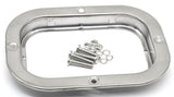 Anti-Theft Rectangular (3x5) Light Mount Bezel Stainless Bolt On GG#87147 Each