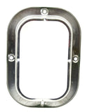 Anti-Theft Rectangular (3x5) Light Mount Bezel Stainless Bolt On GG#87147 Each