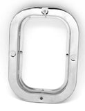 Anti-Theft Rectangular (3x5) Light Mount Bezel Stainless Bolt On GG#87147 Each