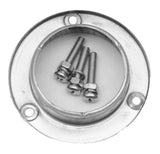 2" Round Light Anti Theft Flange Mount Bezel Stainless GG#87149 Each