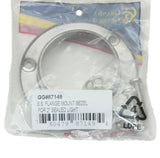 2" Round Light Anti Theft Flange Mount Bezel Stainless GG#87149 Each