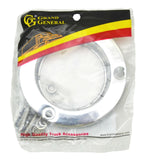 2" Round Light Anti Theft Flange Mount Bezel Stainless GG#87149 Each