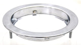 Anti Theft Light Bezel 4” for GG Light Chrome 3 Stud Flange Mount GG#87266 Each