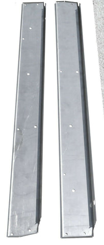 Window Sill Covers Behind Armrest for Peterbilt Stainless Steel UP88007-Pair