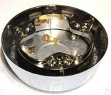 Steering Wheel Horn Button With Bezel for 3 Hole Steering Wheel Chrome UP#88261
