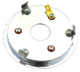 Steering Wheel Horn Button With Bezel for 3 Hole Steering Wheel Chrome UP#88261