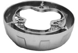 Steering Wheel Horn Button With Bezel for 3 Hole Steering Wheel Chrome UP#88261