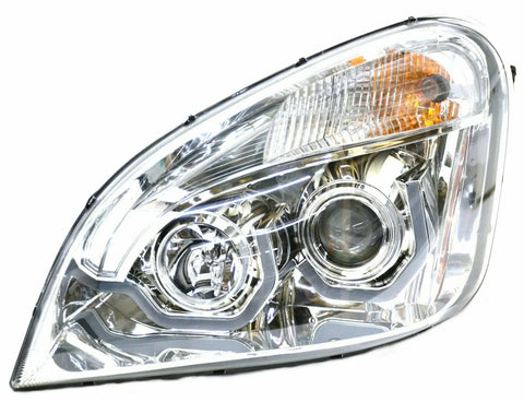 Headlights LH & RH for 2008 & up Freightliner Cascadia White LED GG89400-01 Pair