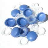 screw head cover sets(10) sky blue #6 #8 M3 M4 flat back screws for Peterbilt