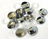 Screw Head Cover Sets for #6 #8 M3 M4 Flat Back Screws Chrome PD8/8-CHR-10 Pack