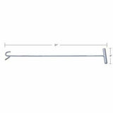UP 5th Fifth Wheel Pin Puller W/ Hook Chrome 31" Long 5/8" Diameter #90012