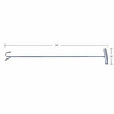 UP 5th Fifth Wheel Pin Puller W/ Hook Chrome 31" Long 5/8" Diameter #90012