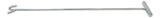 UP 5th Fifth Wheel Pin Puller W/ Hook Chrome 31" Long 5/8" Diameter #90012