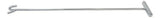 UP 5th Fifth Wheel Pin Puller W/ Hook Chrome 31" Long 5/8" Diameter #90012